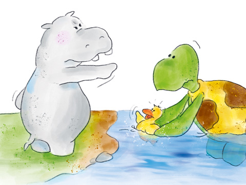 Trudels Baderegeln für Kinder mit den Freunden vom See, Herrsching