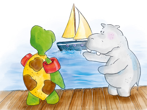 Trudels Baderegeln für Kinder mit den Freunden vom See, Herrsching