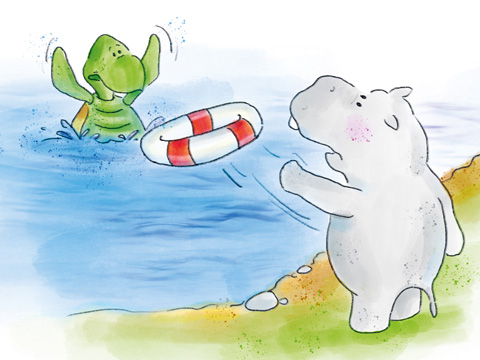 Trudels Baderegeln für Kinder mit den Freunden vom See, Herrsching