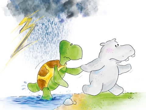 Trudels Baderegeln für Kinder mit den Freunden vom See, Herrsching